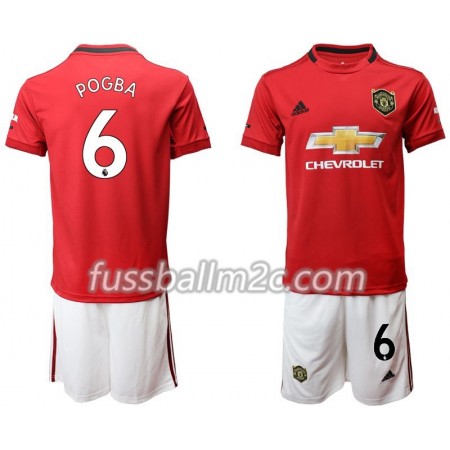 Fußballtrikots Manchester United Pogba 6 Kinder Heim Trikotsatz 2019-2020 Fußballtrikots Manchester United Pogba 6 Kinder Heim Trikotsatz 2019-2020